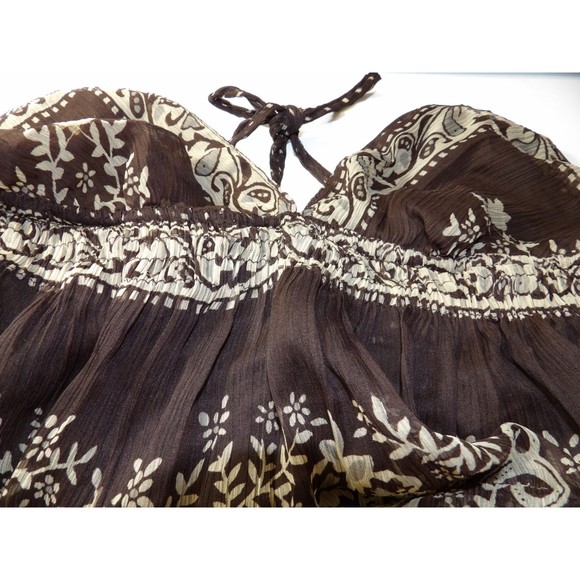 🟢👗Magic Paisley Print Sun Dress Size M - Picture 5 of 9